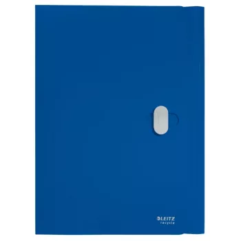 Leitz Recycle 3-Flap Folder, vokų segtuvas, A4, polipropilenas (PP), mėlyna, gulsčias, 150 lapų