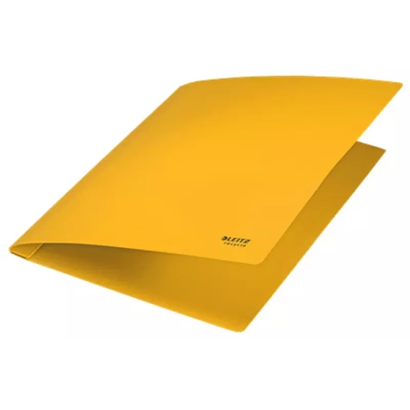 Leitz Recycle Card Flat File, įprastas segtuvas, A4, kartonas, geltona, gulsčias/vertikalus, 250 lapų