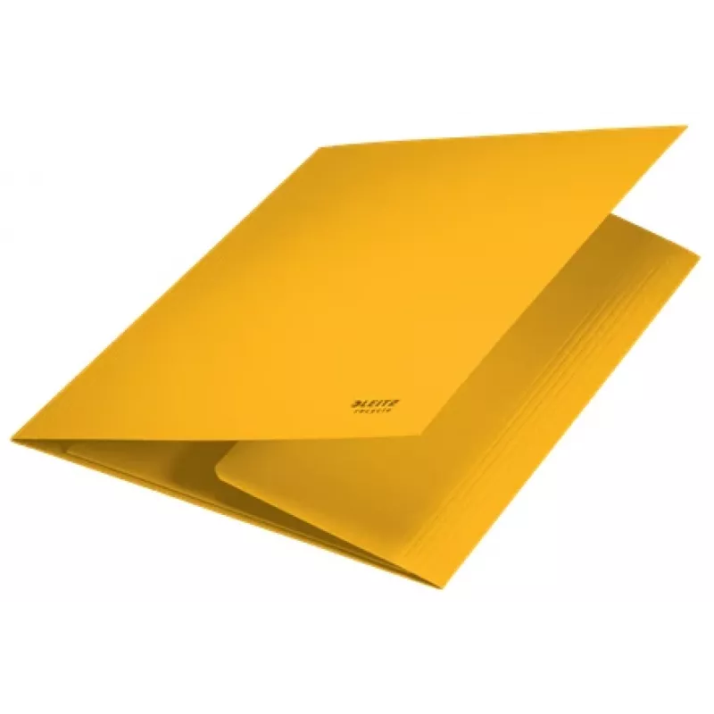 Leitz Recycle Card 3-Flap Folder, aplankalas su trimis atvartais, A4, kartonas, geltona, gulsčias/vertikalus, 250 lapų