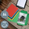 Leitz Recycle Card 3-Flap Folder, aplankalas su trimis atvartais, A4, kartonas, raudona, 250 lapų, 80 g/m²