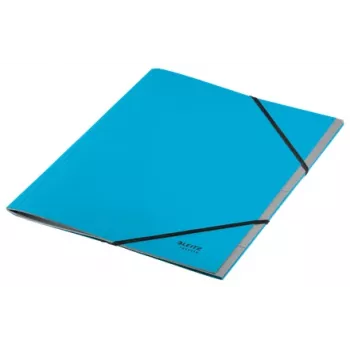 Leitz Recycle Card Divider Book, parašų aplankas, A4, kartonas, mėlyna, 430 g/m², elastinė juosta