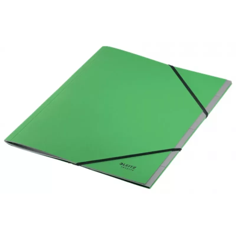 Leitz Recycle Card Divider Book, Segtuvas su parašais, A4, Kartonas, Žalia, 430 g/m², Elastinė juosta