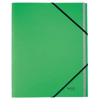 Leitz Recycle aplankalas su pertvara, A4, kartonas, žalias, 430 g/m², elastinė juosta