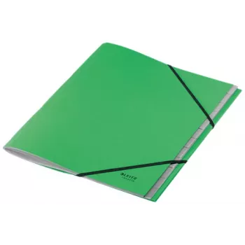 Leitz Recycle aplankalas su pertvara, A4, kartonas, žalias, 430 g/m², elastinė juosta