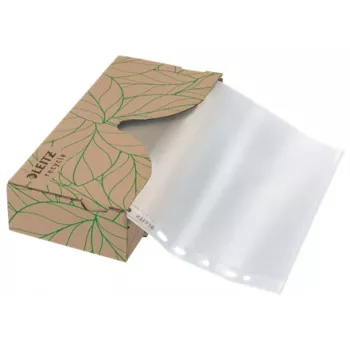 Leitz Recycle A4 kišenių dozatorius, 40 vnt., 210 x 297 mm (A4), skaidrus, polipropilenas (PP), vertikalus, viršus, 0,07 mm
