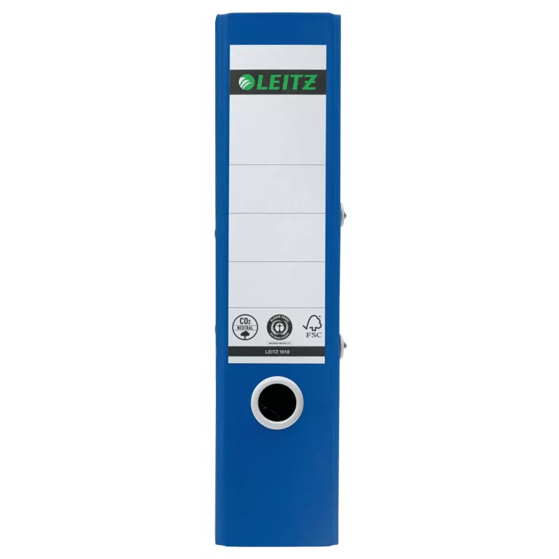 Leitz 180° Recycle Lever Arch File, A4, apvalus žiedas, laikymui, kartonas, mėlyna