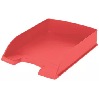 Leitz Recycle dokumentų dėklas, plastikinis, raudonas, A4+, 1 stalčius, 255 x 70 x 357 mm