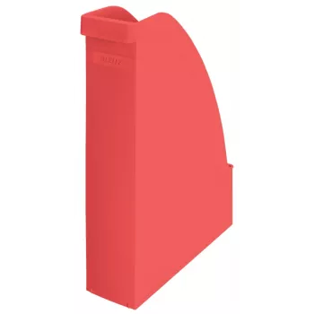Leitz Recycle plastikinis žurnalų segtuvas, raudonas, A4, 78 mm, 308 mm, 300 g