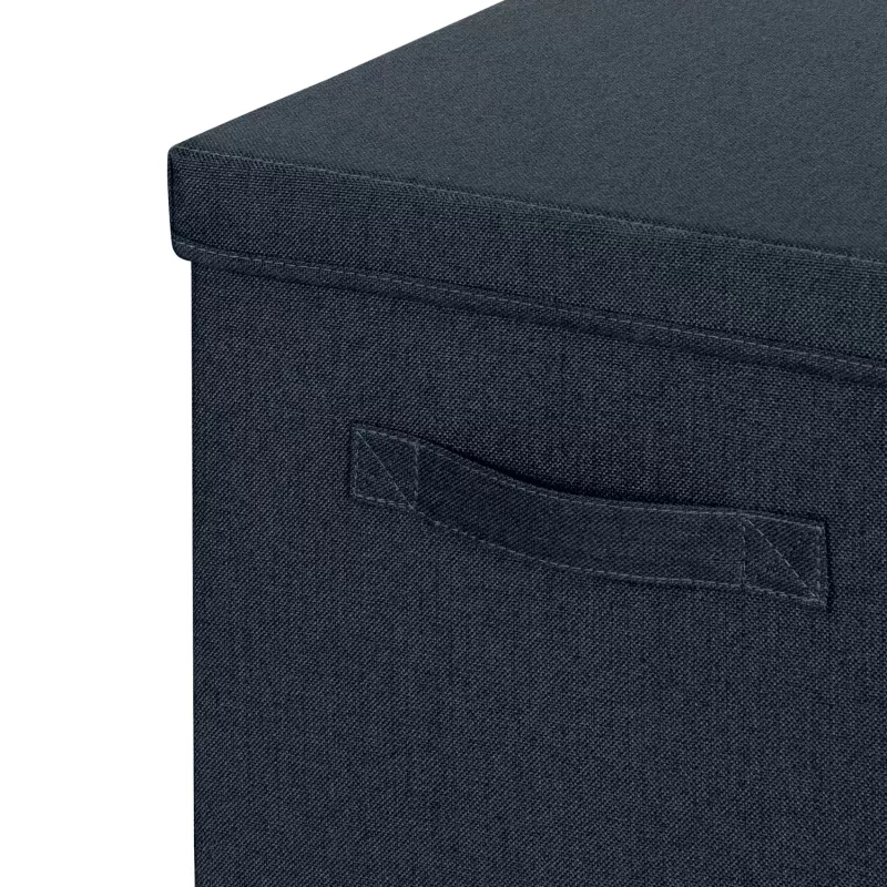 Leitz Fabric Storage Box with lid large, 2 vnt., Pilka, Audinys, 330 mm, 380 mm, 325 mm, 1.24 kg