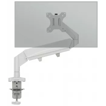 Leitz Ergo Space Saving Vieno Monitoriaus Laikiklis, Clamp/Grommet, 9 kg, 43,2 cm (17 col.), 81,3 cm (32 col.), 100 x 100 mm, Pilka