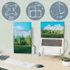 Leitz Ergo Space Saving dviejų monitorių ir nešiojamojo kompiuterio laikiklis, spaustuvas/įvorė, 9 kg, 33 cm (13 colių), 81,3 cm (32 coliai), 100 x 100 mm, pilka