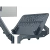 Leitz Ergo Space Saving dviejų monitorių ir nešiojamojo kompiuterio laikiklis, spaustuvinis/prakišamas, 18 kg, 43,2 cm (17 col.), 81,3 cm (32 col.), 100 x 100 mm, tamsiai pilkas