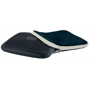 Leitz Ergo Active Wobble Cushion su audinio užvalkalu, sėdimoji pagalvė, Oras, Kėdė, Tamsiai pilka, Kvadratinė, 150 kg