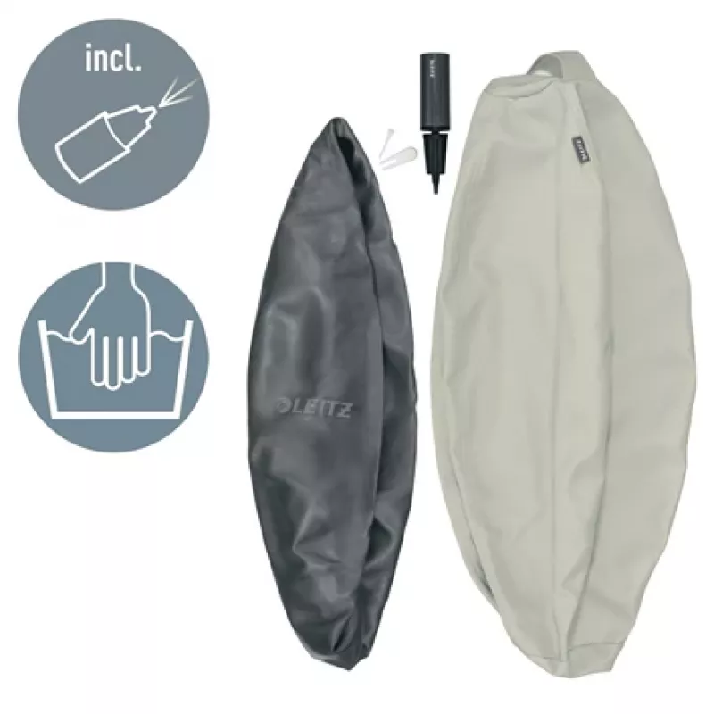 Leitz Ergo Active sėdėjimo kamuolys su stabdymo funkcija 65 cm, pilkoji, 150 kg