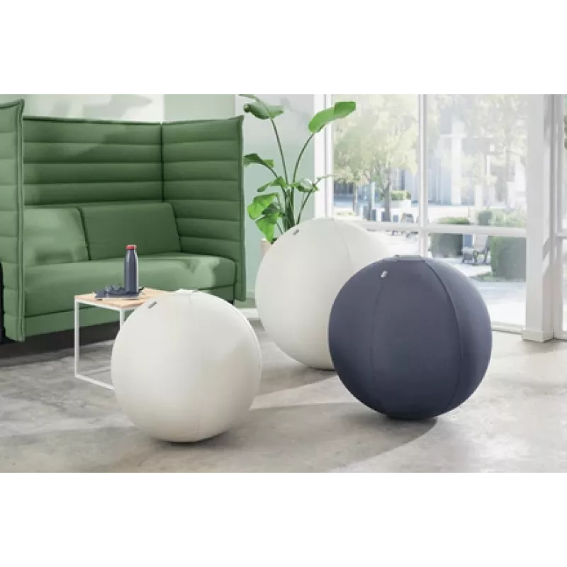 Leitz Ergo Active sėdėjimo kamuolys su stabdymo funkcija 65 cm, pilkoji, 150 kg
