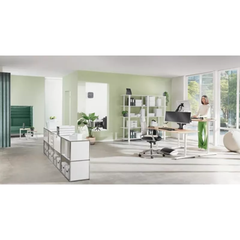 Leitz Ergo Active sėdėjimo kamuolys su stabdymo funkcija 65 cm, pilkoji, 150 kg