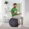 Leitz Ergo Active sėdėjimo kamuolys su stabdymo funkcija 65 cm, pilkoji spalva, 150 kg, TÜV sertifikuotas