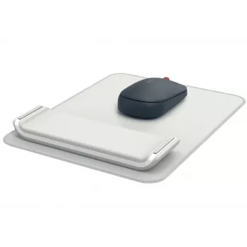 Leitz Ergo pelės kilimėlis su reguliuojamu riešo atramu, pilkas, 200 mm, 260 mm, 450 g, 1 vnt.