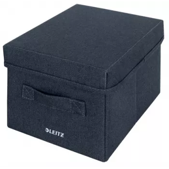 Leitz Fabric Storage Box su dangčiu mažas, 2 vnt., mėlyna