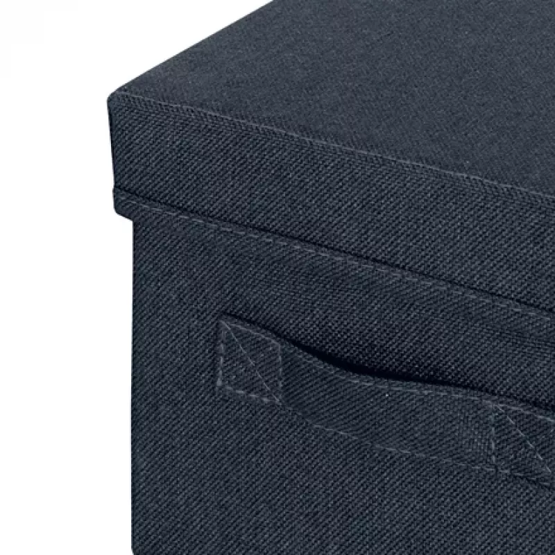 Leitz Fabric Storage Box su dangčiu mažas, 2 vnt., mėlyna