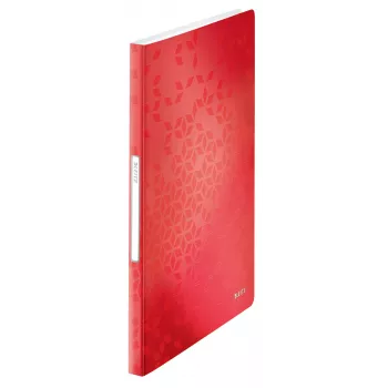 Leitz Display Book WOW PP 40 kišenės, raudona, polipropilenas (PP), 40 kišenių, A4, 231 mm, 16 mm