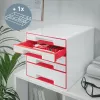 Leitz WOW Cube 5 stalčių spintelė, plastikas, 270x287x363 mm