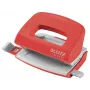 Leitz NeXXt Recycle Mini Skylentuvas, 10 lapų, Raudonas, Plastikinis, 8 cm, 5,5 mm, A4, A5, A6, Folio, US-Quart, 8 x 8 x 8 cm