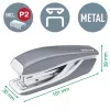 Leitz Segtuvas ir skylių perforatorius Mini WOW, 10 lapų, Raudonas, P2, Metalinis, 80 g/m², 3.5 cm