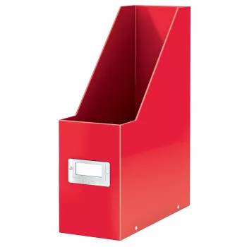 Leitz Click & Store WOW žurnalų dėklas, raudonas, kartonas, 103 x 253 x 330 mm