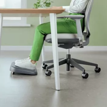 Leitz Ergo reguliuojama pėdų atrama, 80% perdirbtas plastikas, pilka