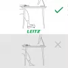 Leitz Ergo reguliuojama pėdų atrama, 80% perdirbtas plastikas, pilka