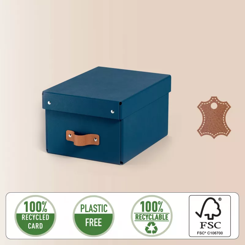Leitz Puro dėžutė su dangteliu, maža, 7L, 100% perdirbtas kartonas, 2 vnt. pakuotė