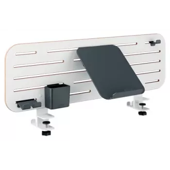 Leitz Ergo Pegboard stalo organizatorius su nešiojamojo kompiuterio laikikliu, 80x25 cm