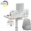 Leitz Ergo Pegboard stalo organizatorius su nešiojamojo kompiuterio laikikliu, 80x25 cm