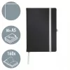Leitz Style A5 sąsiuvinis, vientisas, kietas viršelis, juodas, 80 lapų, 100 g/m²