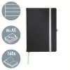 Leitz Style užrašų knygelė A5 linijinė, kietas viršelis, Monochromatic, Juoda, 80 lapų, 100 g/m²