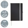 Leitz Style A5 kietais viršeliais languotas sąsiuvinis, juodas, 80 lapų, 100 g/m²