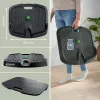 Leitz Ergo Active ergonominis antinuovarginis kilimėlis stovėjimui, stačiakampis, juodas, poliuretanas, 605 x 681 mm
