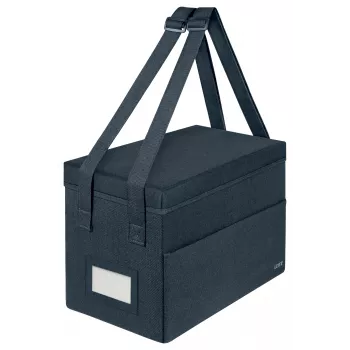 Leitz Fabric Compact Hot Desking Work Bag su dangčiu, pilka