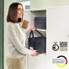Leitz Fabric Compact Hot Desking Work Bag su dangčiu, pilka