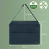 Leitz Fabric Compact Hot Desking Work Bag su dangčiu, pilka