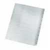 Leitz 12800000 skaitmeniniai skirtukai, kartonas, pilka