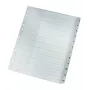 Leitz 12820000 Skaitmeniniai skirtukai, kartoniniai, pilki