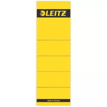 Lipnios etiketės Leitz 16420015, geltonos, stačiakampės, 10 vnt.