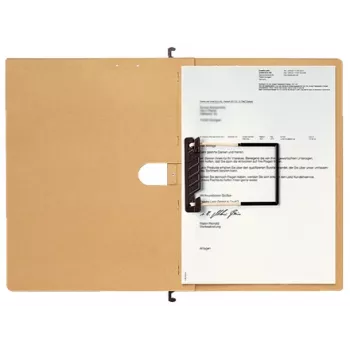 Leitz Alpha pakabinamas aplankas, kartonas, polipropilenas (PP), A4, ruda