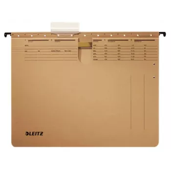 Leitz Alpha kabantis segtuvas, kartonas, polipropilenas (PP), A4, rudas