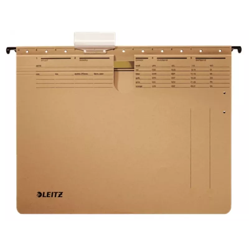 Leitz Alpha kabantis segtuvas, kartonas, polipropilenas (PP), A4, rudas