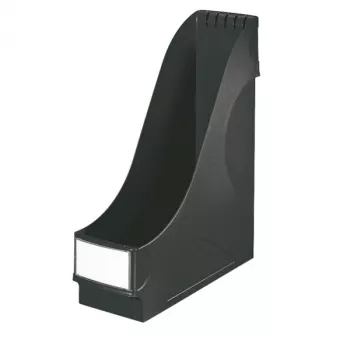 LEITZ Stovimas bylų laikiklis ypač platus, A4, polistirolas, juodas, talpa 92 mm (2425-00-95)