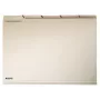 Leitz 24340011 tuščias skirtukų indeksas, kartoninis, baltas