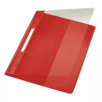 Leitz 41940025 A4 segtuvas PVC raudonas, skaidrus
